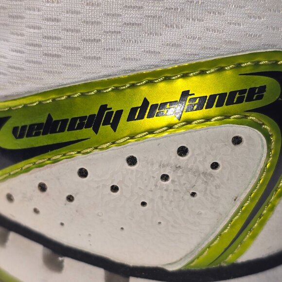 MENS SAUCONY TRACK SHOES SIZE METAL SPIKE MESH TOP VELOCITY DISTANCE SIZE 10 - Picture 8 of 11